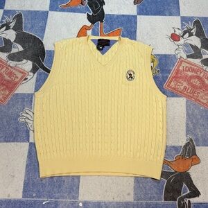 Vintage Tommy Hilfiger US Open sweater vest